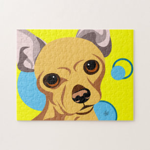 Schattige Chihuahua-hond Legpuzzel