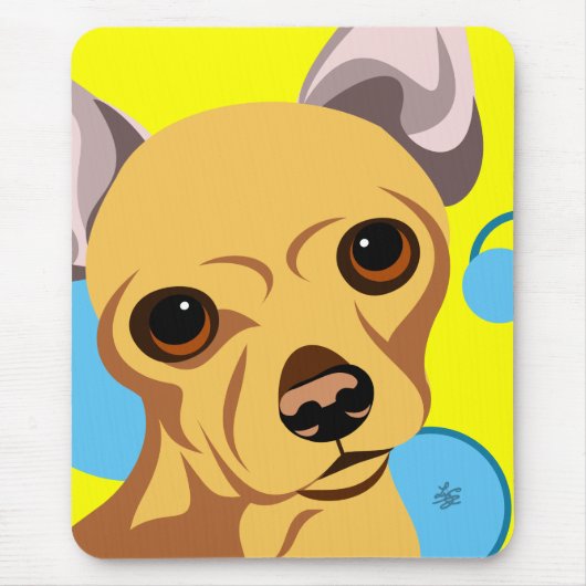 Schattige Chihuahua-hond Muismat (Voorkant)