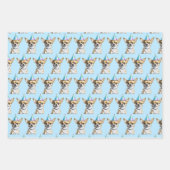 Schattige Chihuahua in Verjaardag Pet Inpakpapier Vel (Voorkant 3)