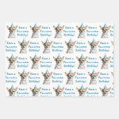 Schattige Chihuahua in Verjaardag Pet Inpakpapier Vel (Voorkant)