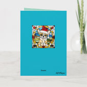 Schattige Chihuahua Kerst Kaart (Achterkant)