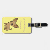 Schattige Chihuahua Mama Art Thunder_Cove Bagagelabel (Voorkant horizontaal)