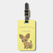 Schattige Chihuahua Mama Art Thunder_Cove Bagagelabel (Voorkant verticaal)