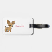 Schattige Chihuahua Mama Art Thunder_Cove Bagagelabel (Achterkant horizontaal)