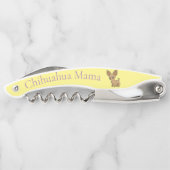 Schattige Chihuahua Mama Art Thunder_Cove Kurkentrekker (Achterkant)