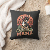 Schattige Chihuahua Mama Strik Hond Moeder Kussen (Deken)