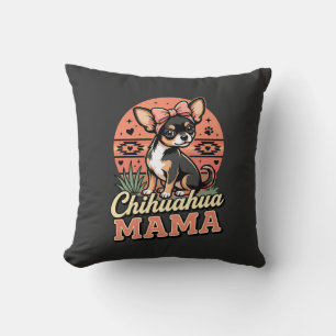 Schattige Chihuahua Mama Strik Hond Moeder Kussen