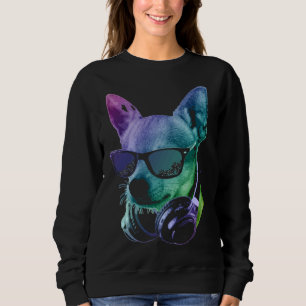 Schattige Chihuahua Neon Trui