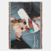 Schattige Chihuahua Photo Throw Blanket Deken (Voorkant Verticaal)