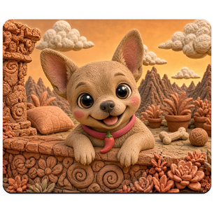 Schattige Chihuahua Puppy, Baby Hond Muismat