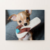 Schattige Chihuahua Puppy Legpuzzel (Horizontaal)