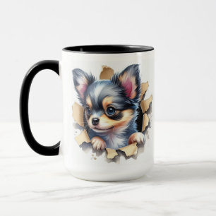 Schattige Chihuahua-puppy Mok