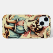 Schattige Chihuahua Puppy Schilderen Case-Mate iPhone Case (Achterkant (horizontaal))