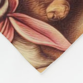 Schattige Chihuahua Puppy Schilderen Fleece Deken (Hoek)