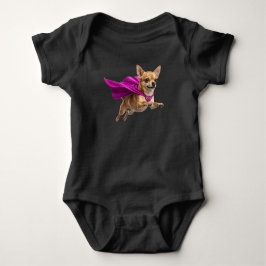 Schattige Chihuahua Superheld Romper