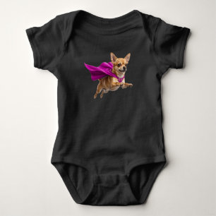 Schattige Chihuahua Superheld Romper