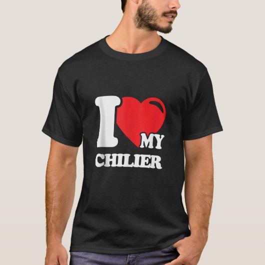 Schattige Chilier Hondenliefhebber Moeder Vader Hu T-shirt (Voorkant)