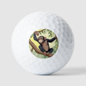 Schattige chimpansee golfballen (Voorkant)