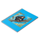 Schattige chimpansee notitieboek (Linkerzijde)
