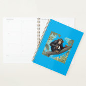 Schattige chimpansee planner (Display)