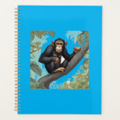 Schattige chimpansee planner (Voorkant)