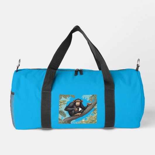 Schattige chimpansee plunjezak (Achterkant)