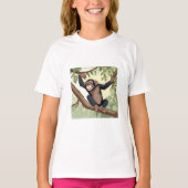 Schattige chimpansee t-shirt (Voorkant)