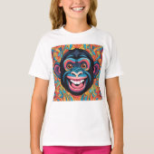 Schattige chimpansee t-shirt (Voorkant)