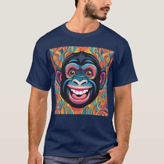 Schattige chimpansee t-shirt (Voorkant)