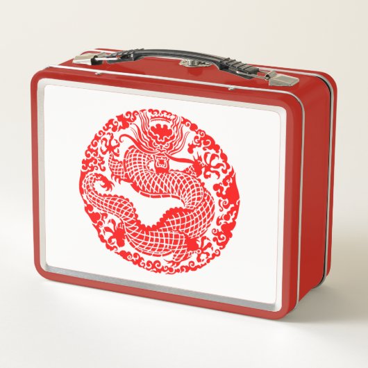 Schattige Chinees Drakendoos (Achterkant)