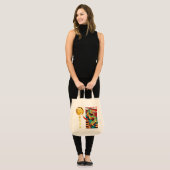 Schattige Chinees Nieuwjaar Dragon Origami TB Tote Bag (Voorkant (model))
