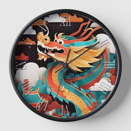 Schattige Chinees Nieuwjaar Dragon Zodiac Verjaard (Voorkant)