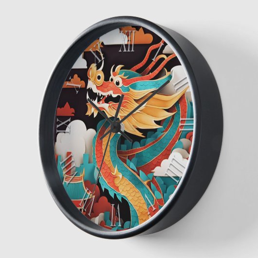 Schattige Chinees Nieuwjaar Dragon Zodiac Verjaard (Hoek)