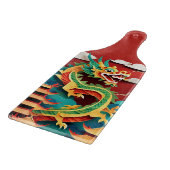 Schattige Chinees Nieuwjaar Dragon Zodiac Verjaard Snijplank (Hoek)