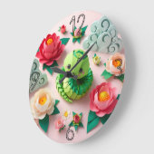 Schattige Chinees Nieuwjaar Snake Origami WC1 Grote Klok (Hoek)