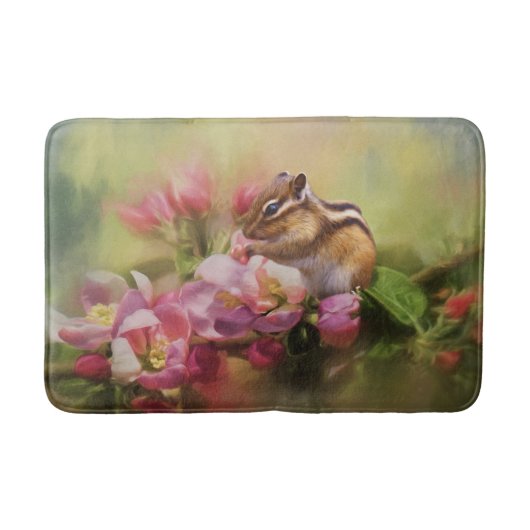 Schattige Chipmunk Badmat (Voorkant)