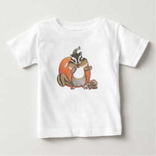 Schattige Chipmunk (Eekhoorn) Pumpkin Baby T-shirt