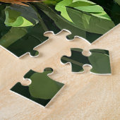 Schattige Chipmunk omgeven door groen Legpuzzel (Zijkant)