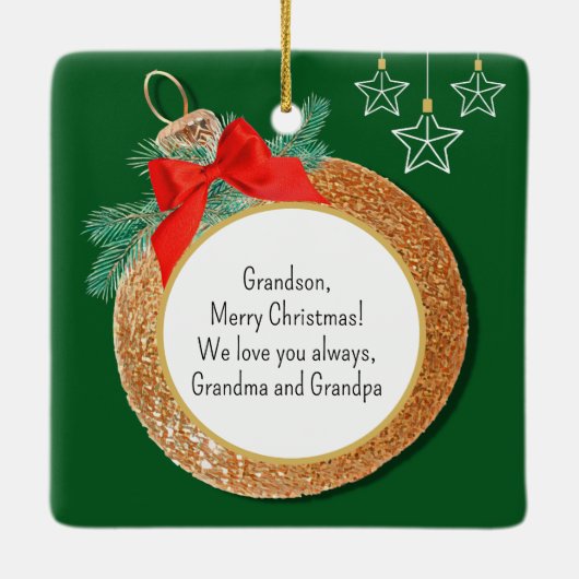 Schattige Chipmunk-Ornament Keramisch Ornament (Achterkant)