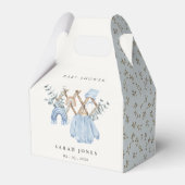 Schattige chique jongen baby kleding essentieel Ba Bedankdoosjes (Achterkant)