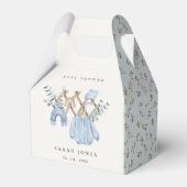 Schattige chique jongen baby kleding essentieel Ba Bedankdoosjes (Voorkant Zijde)