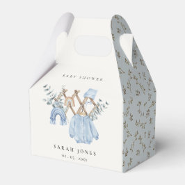 Schattige chique jongen baby kleding essentieel Ba Bedankdoosjes