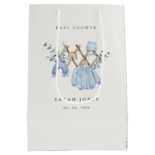 Schattige chique jongen baby kleding essentieel Ba Medium Cadeauzakje (Achterkant)