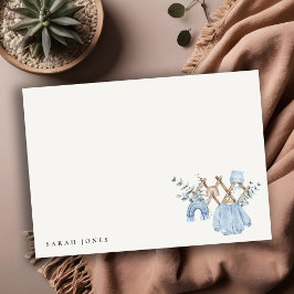 Schattige chique jongen baby kleding essentieel Ba Notitiekaartje