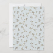 Schattige chique jongen Baby kwekerij Essential Ba Bedankkaart (Achterkant)