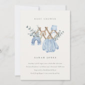 Schattige chique jongen Baby kwekerij Essential Ba Kaart (Voorkant)