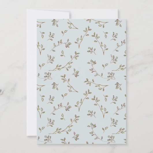 Schattige chique jongen Baby kwekerij Essential Ba Kaart (Achterkant)