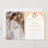 Schattige chique Sinaasappel kleine pompoen Baby s Kaart (Voorkant)