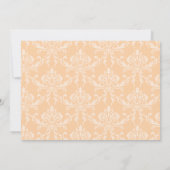 Schattige chique Sinaasappel kleine pompoen Baby s Kaart (Achterkant)