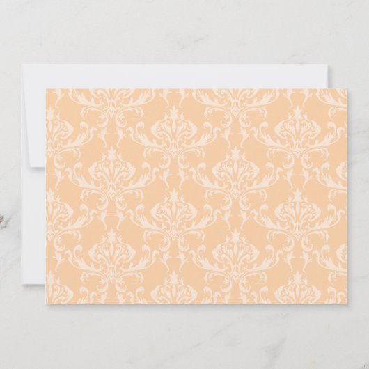 Schattige chique Sinaasappel kleine pompoen Baby s Kaart (Achterkant)